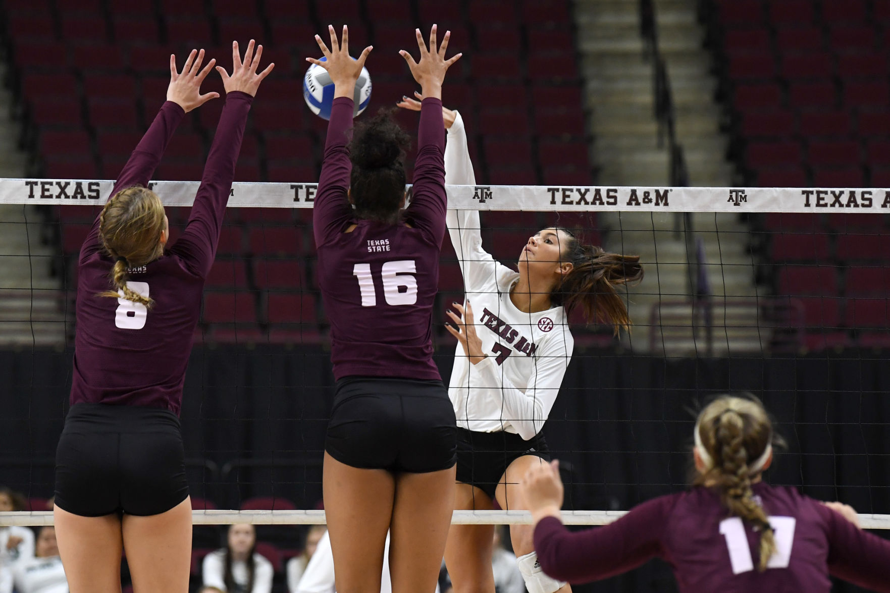 Texas A&M vs. Texas State volleyball